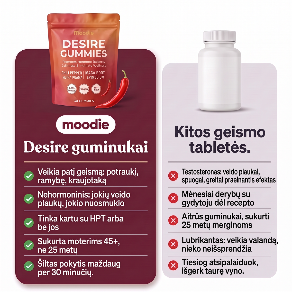 moan™ Desire guminukai