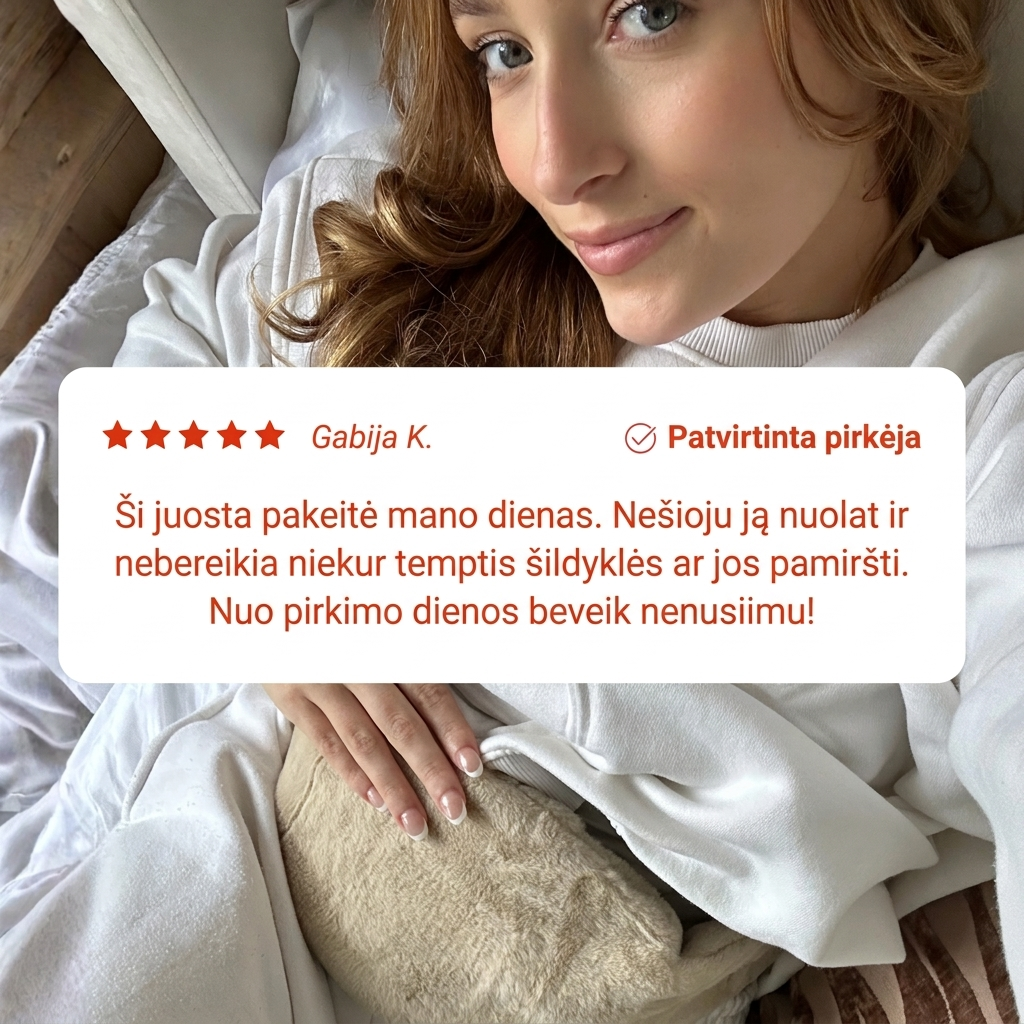 moan™ Šildanti Juosta Nuo Mėnesinių Skausmo