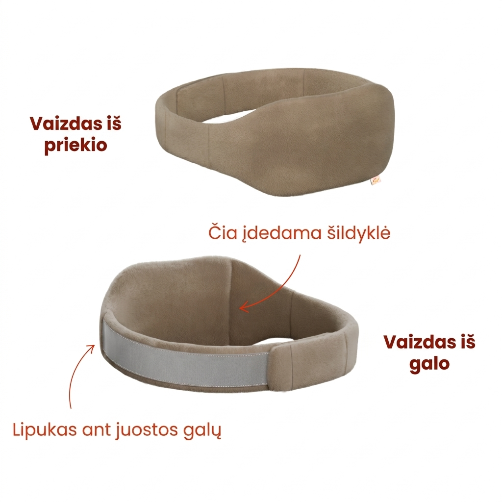 moan™ Šildanti Juosta Nuo Mėnesinių Skausmo